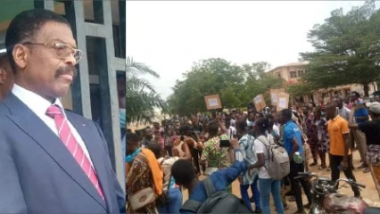 LUTTE POUR LA SUPRESSION DES SOUTENANCES À LA FLLAC DE L&rsquo;UNIVERSITÉ D&rsquo;ABOMEY-CALAVI : Bras de fer entre le recteur Avlèssi et les étudiants . Jusqu&rsquo;où ira la lutte estudiantine ?