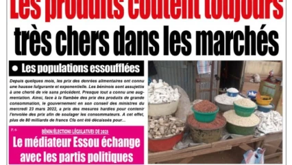 UNE DU MARDI 26 AVRIL 2022