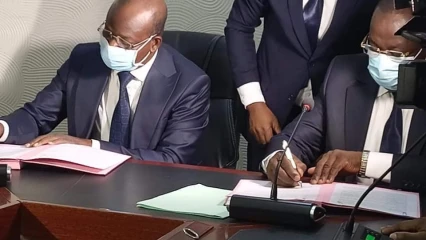 APRES SA NOMINATION AU MINISTERE DE LA DECENTRALISATION ET DE LA GOUVERNANCE LOCALE : Raphaël Akotegnon prend service