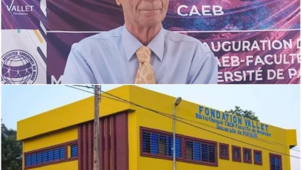 UNIVERSITÉ DE PARAKOU/GRÂCE À LA FONDATION VALLET ET AU CAEB : La Faculté de Médecine dotée d’une Bibliothèque moderne . Les actions du Prof Odon Vallet saluées