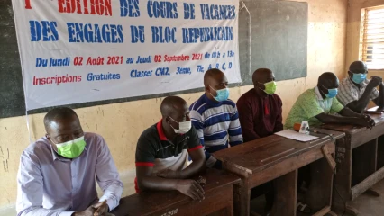 GRACE AU SOUTIEN DU MINISTRE SEIDOU ADAMBI : Les engagés du Br organisent des cours de vacances gratuits à Parakou