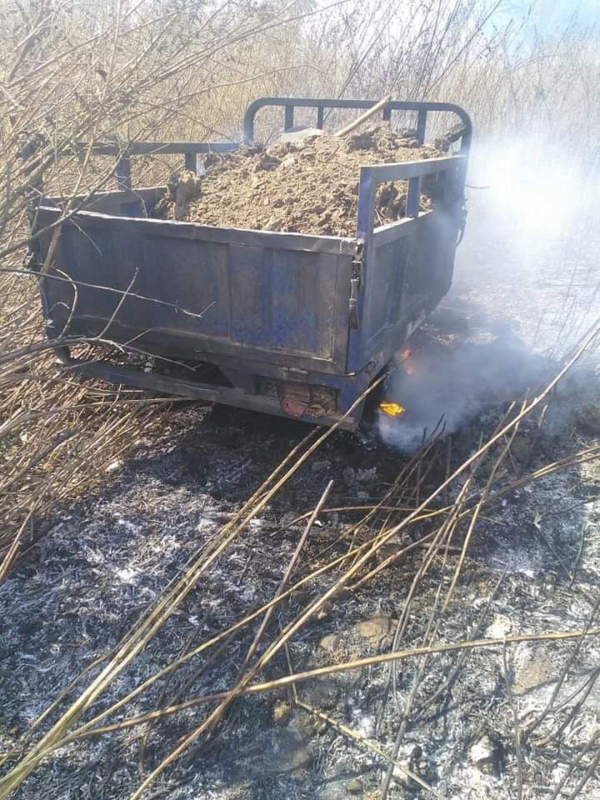 ACCIDENT DE CIRCULATION A BEMBEREKE : Un jeune d&rsquo;environ 24 ans mort calciné