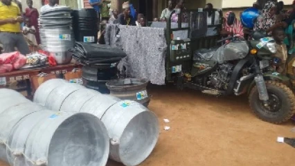 A Guéné dans la commune de Malanville: le Msec appuie l’Atda-Vn à travers les femmes transformatrices d’arachide en équipements