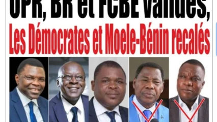 Communales 2026: upr, br et fcbe validés, des démocrates et moele-bénin recalés