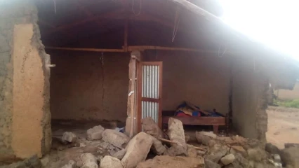 PLUIE DILUVIENNE A TCHAOUROU : Plus d’une soixantaine de maisons écroulées à Alafiarou