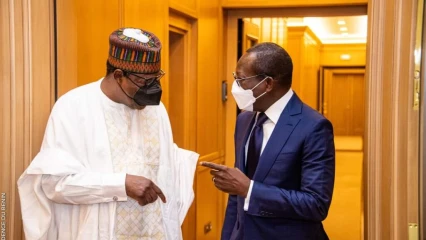 SUITE A LEUR RENCONTRE A LA MARINA, Yayi livre Talon au peuple béninois . Le Chef de l&rsquo;Etat désormais seul responsable du climat sociopolitique du Bénin . Une rencontre que les béninois auraient aimé voir plus souvent