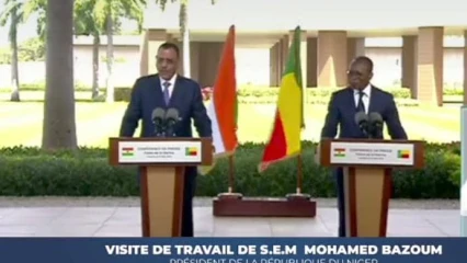 POINT DE PRESSE DE LA VISITE DU PRÉSIDENT NIGÉRIEN AU BÉNIN :  L’essentiel à retenir sur la lutte contre le terrorisme