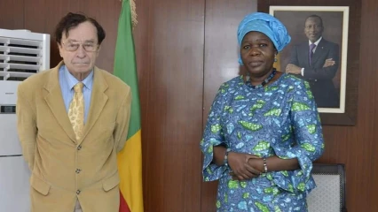 BENIN/AUDIENCE AU CABINET DE LA VICE-PRESIDENTE DE LA REPUBLIQUE : Mariam Talata et Odon Vallet parlent de l&rsquo;éducation des jeunes