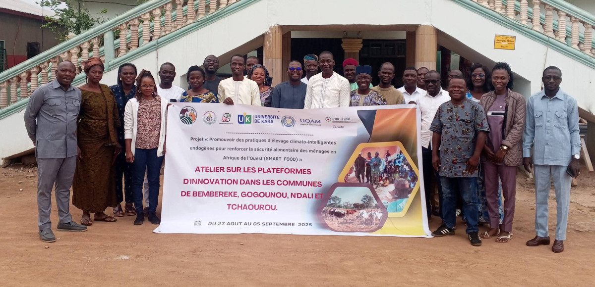 Bénin/Élevage durable dans un contexte de changement climatique:  le Projet Smart-Food installe des plateformes d'innovation