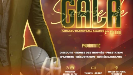 PARAKOU BASKETBALL AWARDS : La 2e édition aura lieu le samedi prochain  . Les tickets d&rsquo;entrée toujours en vente à 1000f