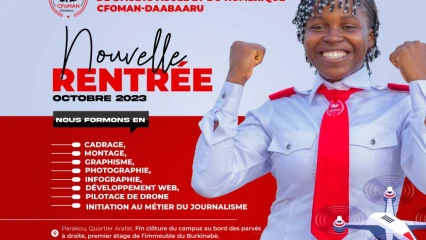 NOUVELLE RENTRÉE AU CENTRE DE FORMATION AUX MÉTIERS DE L’AUDIOVISUEL ET DU NUMÉRIQUE : Dites adieu au chômage après 12 mois de pratique  . Les inscriptions ouvertes dès maintenant