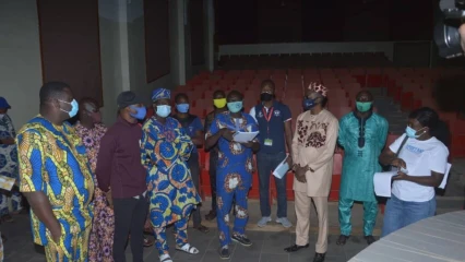 PROMOTION DE LA CULTURE A PARAKOU :  Le Dg Gilbert Deou Male engagé pour la renaissance du Ciné le Borgou