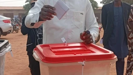 Élections couplées du 11 janvier 2026 à Parakou: Kamilou Arouna a voté à l'Epp Banikanni Centre de Parakou