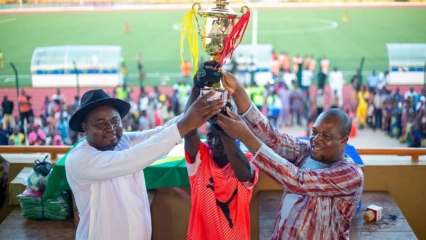 3E ÉDITION DU TOURNOI DES GRANDES VACANCES (TGV) À KOUANDÉ : Aminou Mama Ibrahim réussi le pari d’une magnifique organisation  .Express Fc de Guilmaro sacrée équipe championne