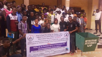 COMMÉMORATION EN DIFFÉRÉE DE LA JIF À L’UNIVERSITÉ DE PARAKOU  :  La Fneup promeut l’autonomisation de la gent féminine