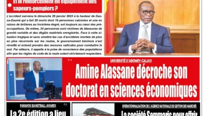 UNE DU JEUDI 2 FEVRIER 2023