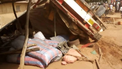 TCHAOUROU/ACCIDENT DE CIRCULATION A TCHATCHOU :  Six blessés graves et des dégâts matériels enregistrés