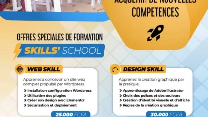ASSOCIATION JE VEUX BRILLER : Le séminaire ‘’Skill’s School’’ démarre  le 5 août prochain à Parakou 