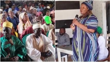 Adhérant au parti bloc republicain a ségbana :La communauté Peulh et Roukiatou Bio Faï main dans la main