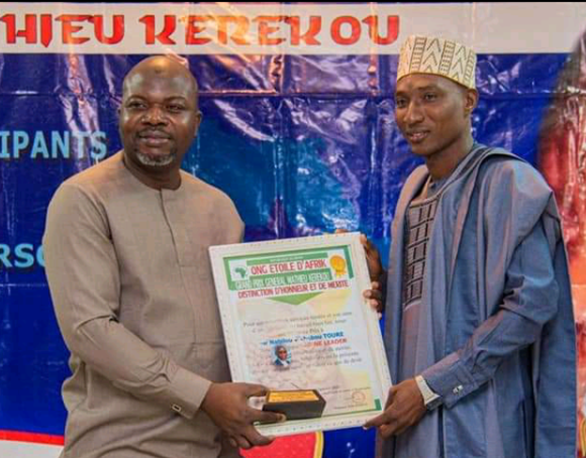 4 ÈME ÉDITION DU GRAND PRIX GÉNÉRAL MATHIEU KEREKOU : Nabil Touré honoré dans la catégorie jeune leader