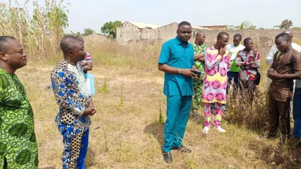 CONSTRUCTION IMMINENTE DE LA CITÉ UNIVERSITAIRE AU PROFIT DES ÉTUDIANTS DE BANIKOARA À PARAKOU : Le maire Sarako Tamou visite le site