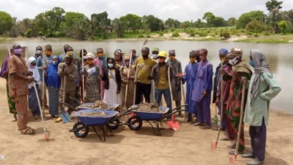 CAMPAGNE DE SALUBRITE A NIKKI :  Les jeunes ambassadeurs du pastoralisme engagés pour l&rsquo;assainissement de l&rsquo;environnement