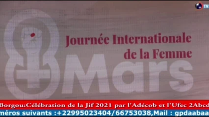 BORGOU: Célébration de la Jif 2021 par l’Adecob et L’Ufec 2Abcd