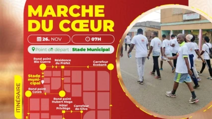 11EME ÉDITION DE LA SEMAINE DU CŒUR À PARAKOU : Le comité d&rsquo;organisation embarque la ville dans une gigantesque marche demain
