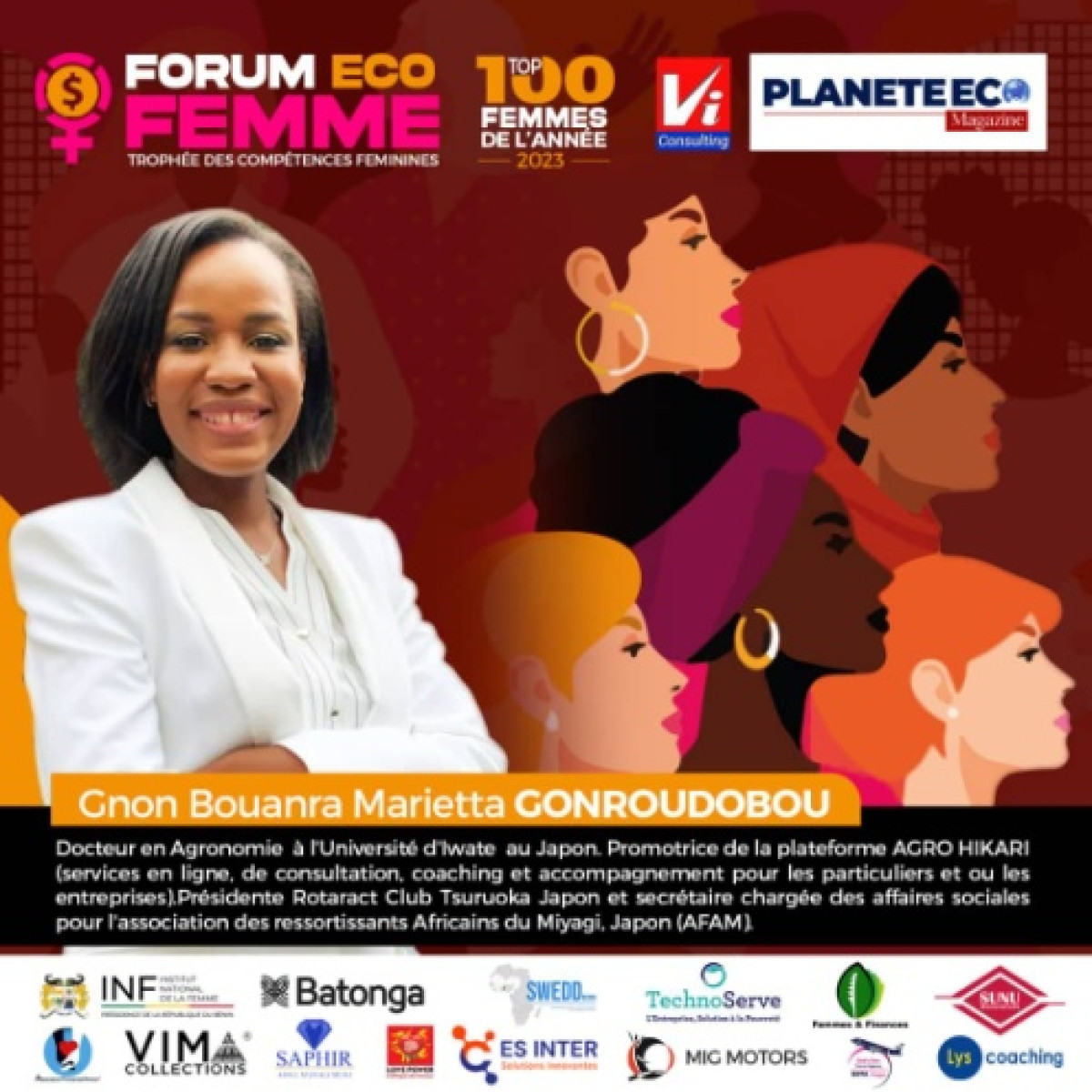 COMPÉTENCES FÉMININES DE L&rsquo;ANNÉE 2023 : Marietta Gonroudobou dans le top 100