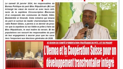 Parution du lundi 22 janvier 2024