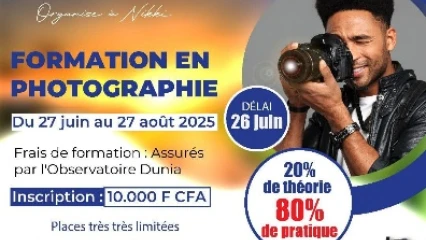 Opportunité au profit des jeunes de Nikki: le studio 9G et l’Observatoire Dunia offrent une formation gratuite en photographie 