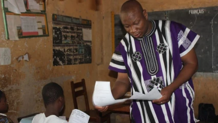 EXAMEN DU CEP 2023 À BANIKOARA : Les épreuves écrites lancées par le Pam Sabi Goré Bio Ali