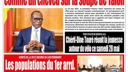 UNE DU MERCREDI 25 MAI 2022