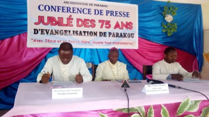 JUBILÉ DES 75 ANS D&rsquo;EVENGELISATION DE PARAKOU : Mgr Pascal N&rsquo;Koué et les siens en plein dans les préparatifs  .L&rsquo;ouverture officielle de l&rsquo;année jubilaire prévue pour le 10 janvier prochain