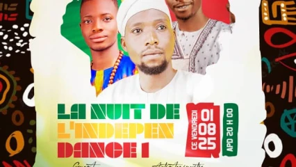 Nuit de l'indépendance à Parakou: vivez une soirée festive le vendredi 1er août 2025 au Bar-Restaurant Anyãaga