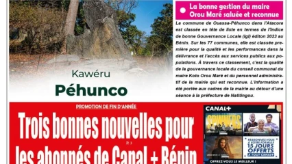 UNE DU MARDI 14 NOVEMBRE 2023