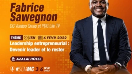 SEMAINE DES MASTER CLASS INTERNATIONAL À COTONOU : Devenir « leader et le rester » à l’image de Fabrice Sawegnon . Rendez-vous le 6 février prochain à Azalaï Hôtel
