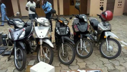 PORTO-NOVO : 22 motocyclettes interceptées pour non port de casques