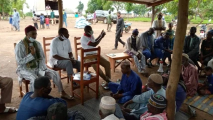 SEANCE DE TRAVAIL AVEC LES MEMBRES DES BUREAUX DE L&rsquo;APESS DANS L&rsquo;ATACORA : Dr Mama Sambo et son équipe à Natitingou,Tanguiéta, Cobly et Matéri