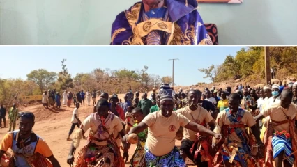 Bitumage de la bretelle kota-kouandé: kouandé et son roi disent merci à patrice talon 