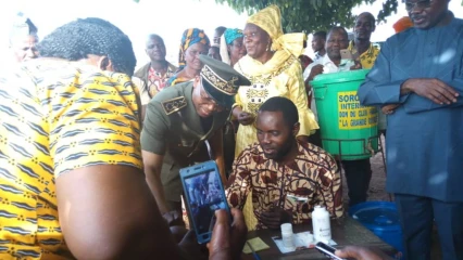 CAMPAGNE DE VACCINATION CONTRE LA ROUGEOLE ET LA RUBÉOLE DANS LE BORGOU : Le préfet Cissé fait le premier geste salvateur
