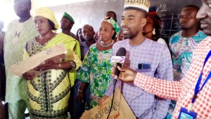 CEP 2023 À GOGOUNOU : Le maire Bary Tidjani a lancé les épreuves à l’Epp Gourou Bansou
