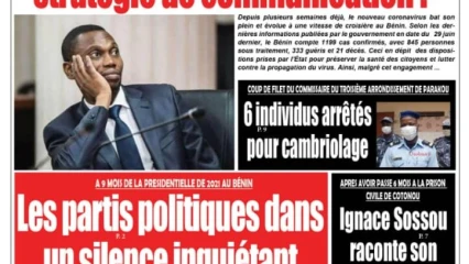 Parution du vendredi 03 juillet 2020