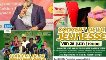 AU PROFIT DE LA POPULATION DE PARAKOU ET SES ENVIRONS : Richard Boni Ouorou offre un géant concert gratuit demain .Plus de 10 artistes attendus pour une ambiance de folie