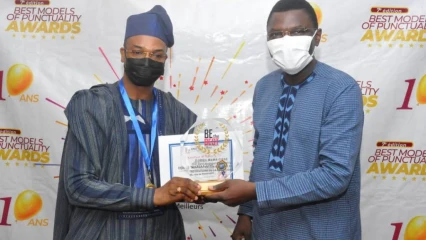 BEST MODEL OF PONCTUALITY AWARD 2021 : Djibril Mama Cissé distingué pour sa ponctualité