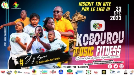 MUSIQUE ET SPORT : Kobourou music fitness, c’est le 23 décembre à Parakou