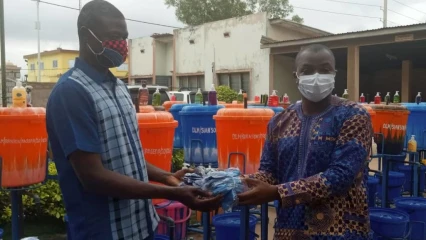 LUTTE CONTRE LE CORONAVIRUS DANS LE BORGOU-ALIBORI : Le Pageda de Sia N’son appuie les centres d’alphabétisation