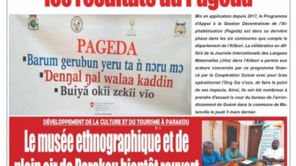 Parution du vendredi 06 mars 2020