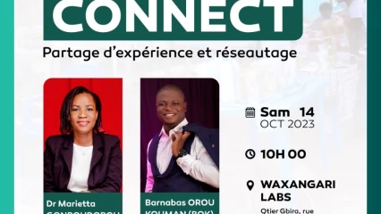 A L’OCCASION DE DEEMAN FOIRE CONNECT À PARAKOU : Barnabas Orou Kouman et Marietta Gonroudobou partagent leurs expériences  . Prenez le rendez-vous le 14 octobre prochain 