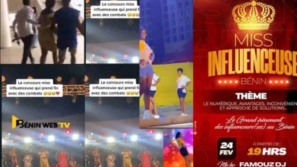 BÉNIN/FINALE DE MISS INFLUENCEUSE : La soirée se termine par une grosse bagarre